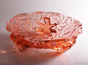 Rosalinová mísa styl ART DECO s trpaslíky