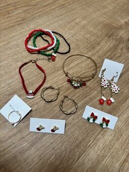 Dětská sada vánoční bižuterie