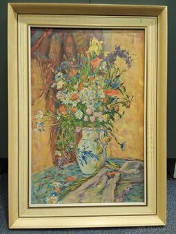 Obraz - Kytice ve džbánu