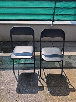 Skládací židle 2 ks