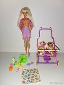 Barbie & Krissy s kočárkem