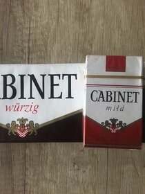 Staré sběratelské cigarety , karton+krabička