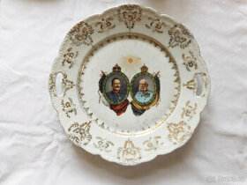 Talíř - Franc Josef a Wilhelm II., Rakousko-Uhersko