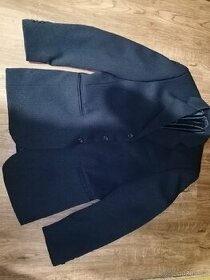 Pánské černé sako s vestou