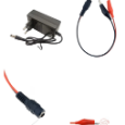 SET NABÍJEČKA Li-ion AKU 21V 1A CC/CV + kabel DC krokodýl