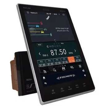 Podofo 9,5’’ Android autorádio Tesla styl, Vertikální posuvn