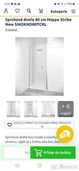 Sprchove dvere 80cm