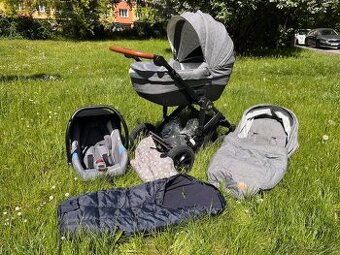 Dětský kočárek Kinderkraft kombinovaný 3v1