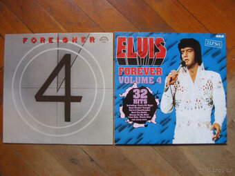 LP vinyly = FOREIGNER – 4 + ELVIS PRESLEY – Elvis Forever Vo