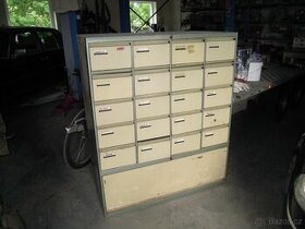 Kartotéka-registrační skříň zásuvková-koupím