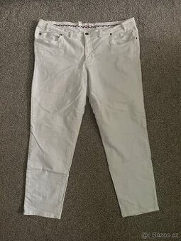 Dámské džíny-bílé vel. 50/XL.