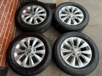 Alu 16" orig. škoda CASTOR , letní 60%, KaroQ, TOP