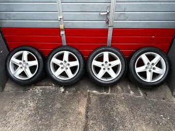 Original ALU kola Audi 17" 7,5J ET45 + zimní pneu 225/55/R1