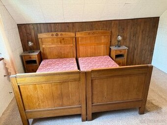 Historický nábytek - kompletní set – masiv, první republika