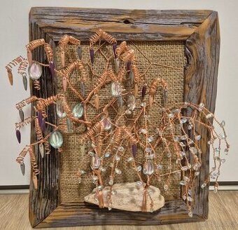 3D Strom života a štěstí v obraze  - dvoj plamen