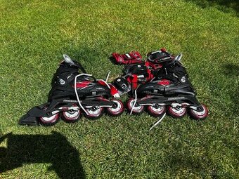 Dětské inline brusle + chrániče