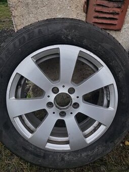 4 ks Alu 5×112 6J×16H2 ET 39 s zimními pneu