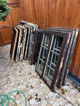 Dřevěná okna na chalupu za odvoz