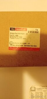 Brzdové destičky Ford Fiesta, Fusion, Ka - Motorcraft předek