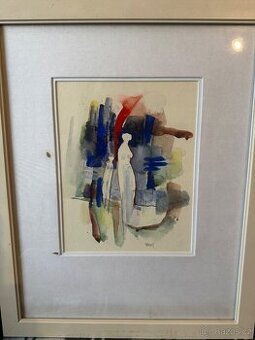 Obraz Zdeněk Farský, kresba k básnické sbírce Muž a žena