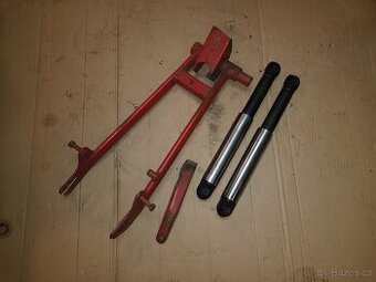 Babetta 207 - kyvná vidlice + tlumiče