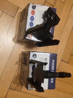 hliníkový držák mobilu otočný na kolo nebo motorku