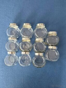 Sada 11 skleněných kulatých kořenek Ikea