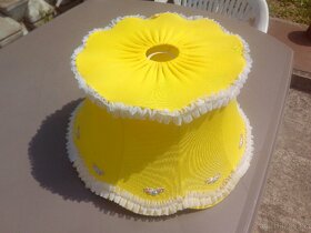 Retro stínidlo na lampu, lustr nepoužité.