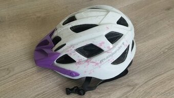 Dívčí cyklistická helma M 52-56 cm