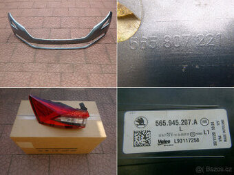 Škoda Kodiaq originál nárazník 565807221 světlo 565945207A
