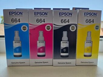 Prodám sadu barev do tiskárny Epson 664