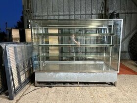 Skleněná chladící vitrína - gastro - lednice