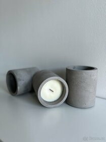 Sójové svíčky z betonu - Shade&Gray