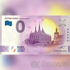 Eurosouvenir bankovky české