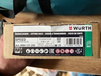 Řezné kotouče na nerez - WURTH