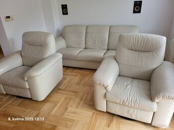 Luxusní kožená sedací souprava