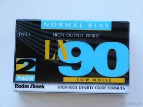 audio kazeta 2 pack Radio Shack LN 90 - 1