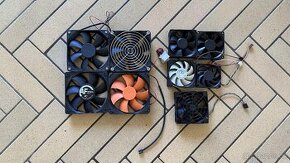 Mix PC ventilátorů / 80mm / 92mm / 120mm