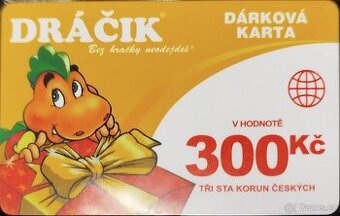 Dárková karta do hračkářství Dráček