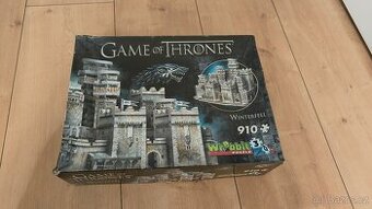Game of Thrones 3D Puzzle: Winterfell, 910 dílků