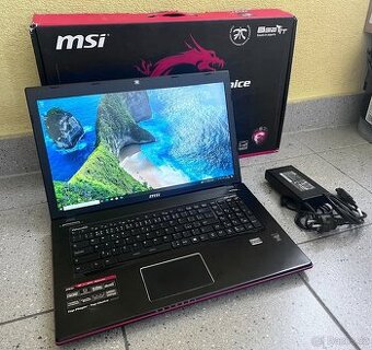 MSI herný ntbk / i7-4710HQ / 8GB RAM / 128GB + 1TB / 17.3" - 1
