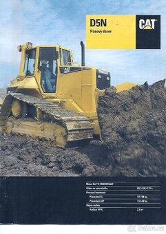Nabízím návod a katalog na dozer CAT D5N - 1