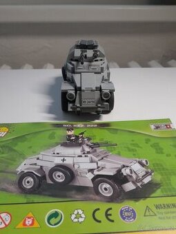 Lego Cobi 2366 německé obrněné vozidlo SdKfz. 222