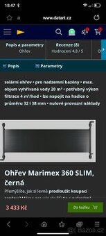 Solární ohřev Marimex 360