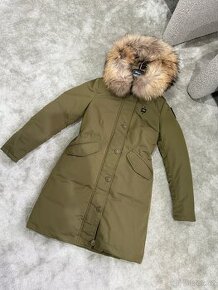Luxusní, nádherná parka/bunda s bohatou kožešinou BLAUER