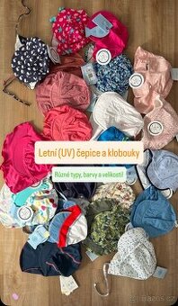 Letni cepice, klobouky, ksiltovky 43 - 55