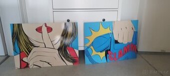 Ikea 2x obraz pop-art