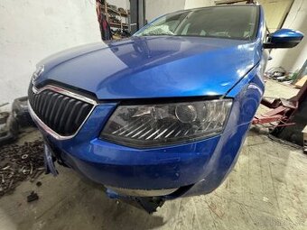 Vůz na náhradní díly Škoda Octavia 3 kombi r.v. 2016 modra m