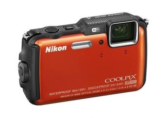 Nikon Coolpix AW120 oranžový