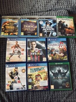 Hry na ps4, PS3, Xbox one.